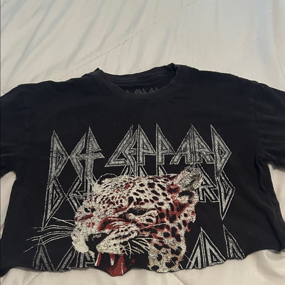 Kids Black Graphic T-Shirt